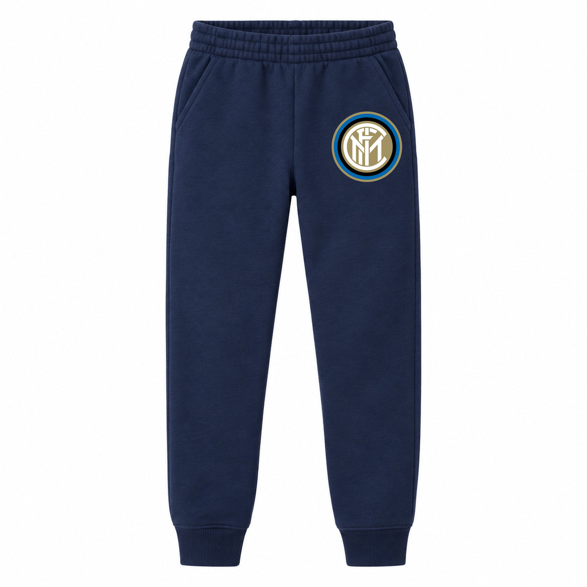 Inter Milan Soccer youth jogger sweatpants, Navy Blue, Youth Large ages 10–12