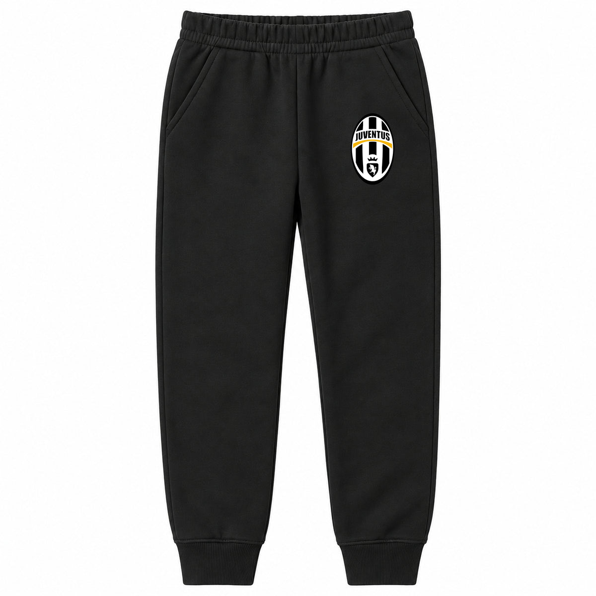 Juventus Football Club Classic youth jogger sweatpants, Black, Youth Large ages 10–12