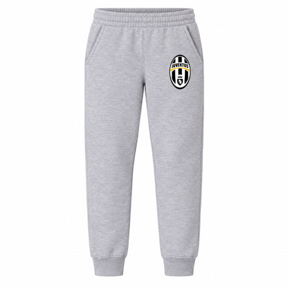 Juventus Football Club Classic youth jogger sweatpants, Grey, Youth Large ages 10–12