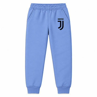 Juventus Soccer youth jogger sweatpants, Carolina Blue, Youth Large ages 10–12