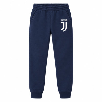 Juventus Soccer youth jogger sweatpants, Navy Blue, Youth Large ages 10–12