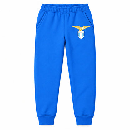 Lazio FC youth jogger sweatpants, Blue, Youth Large ages 10–12