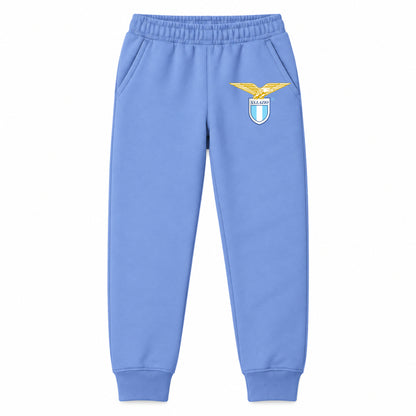 Lazio FC youth jogger sweatpants, Carolina Blue, Youth Large ages 10–12