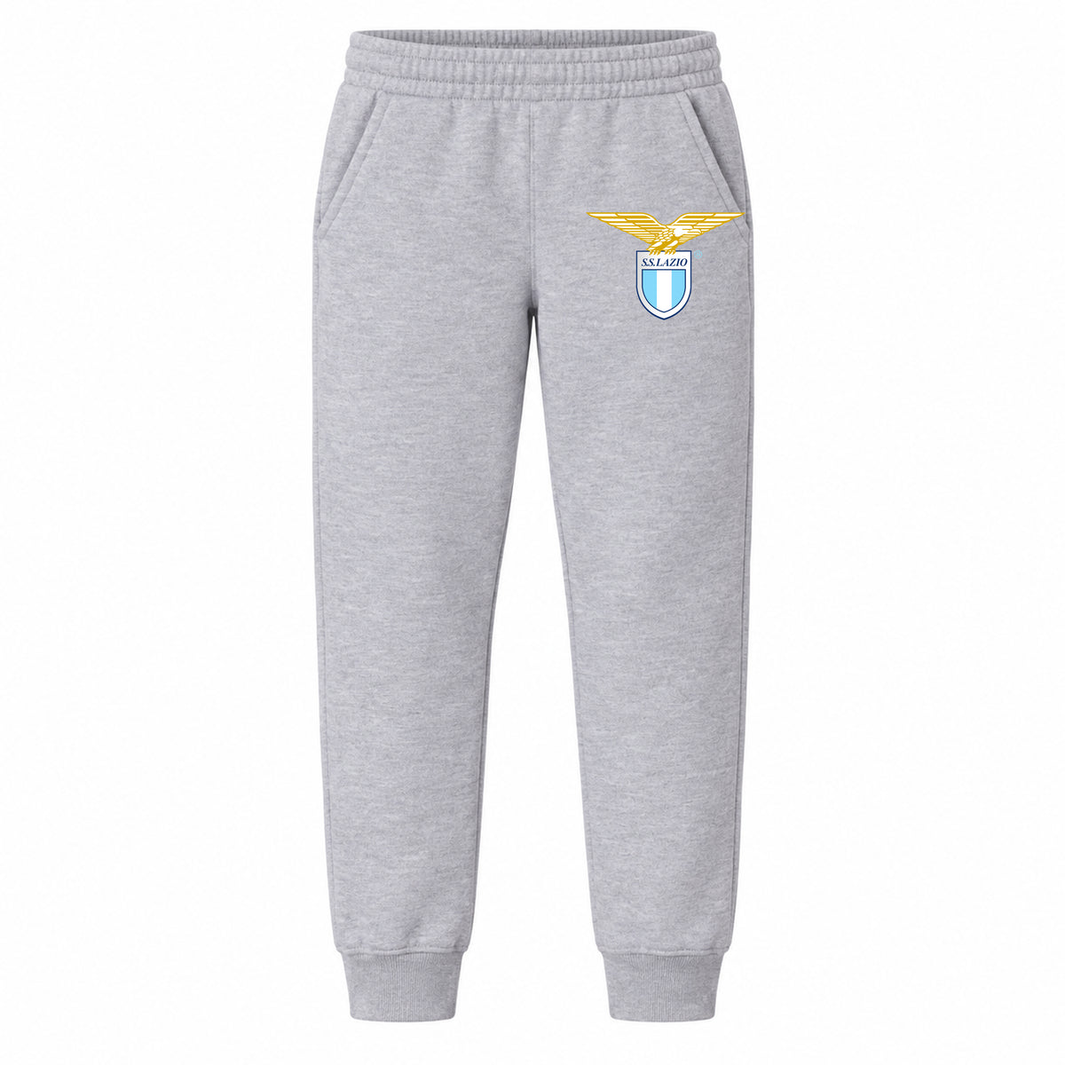 Lazio FC youth jogger sweatpants, Grey, Youth Large ages 10–12