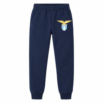 Lazio FC youth jogger sweatpants, Navy Blue, Youth Large ages 10–12