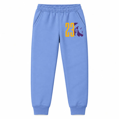 Lebron James 23 youth jogger sweatpants, Carolina Blue, Youth Large ages 10–12