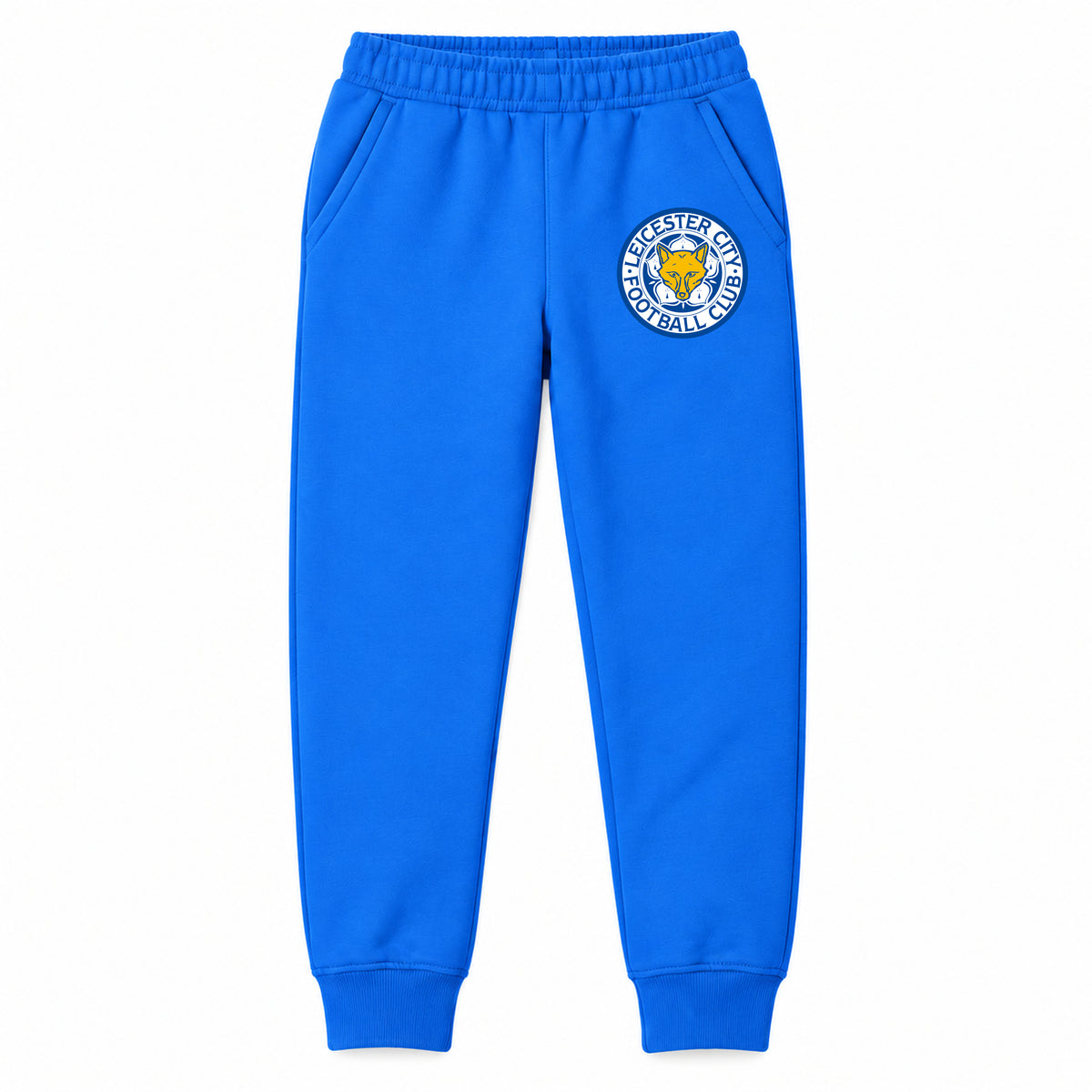 Leicester City FC youth jogger sweatpants, Blue, Youth Large ages 10–12