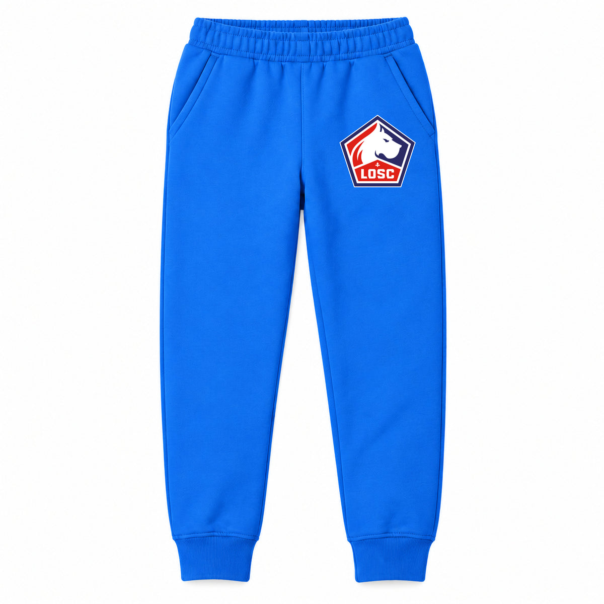 Lille Olympique FC youth jogger sweatpants, Blue, Youth Large ages 10–12