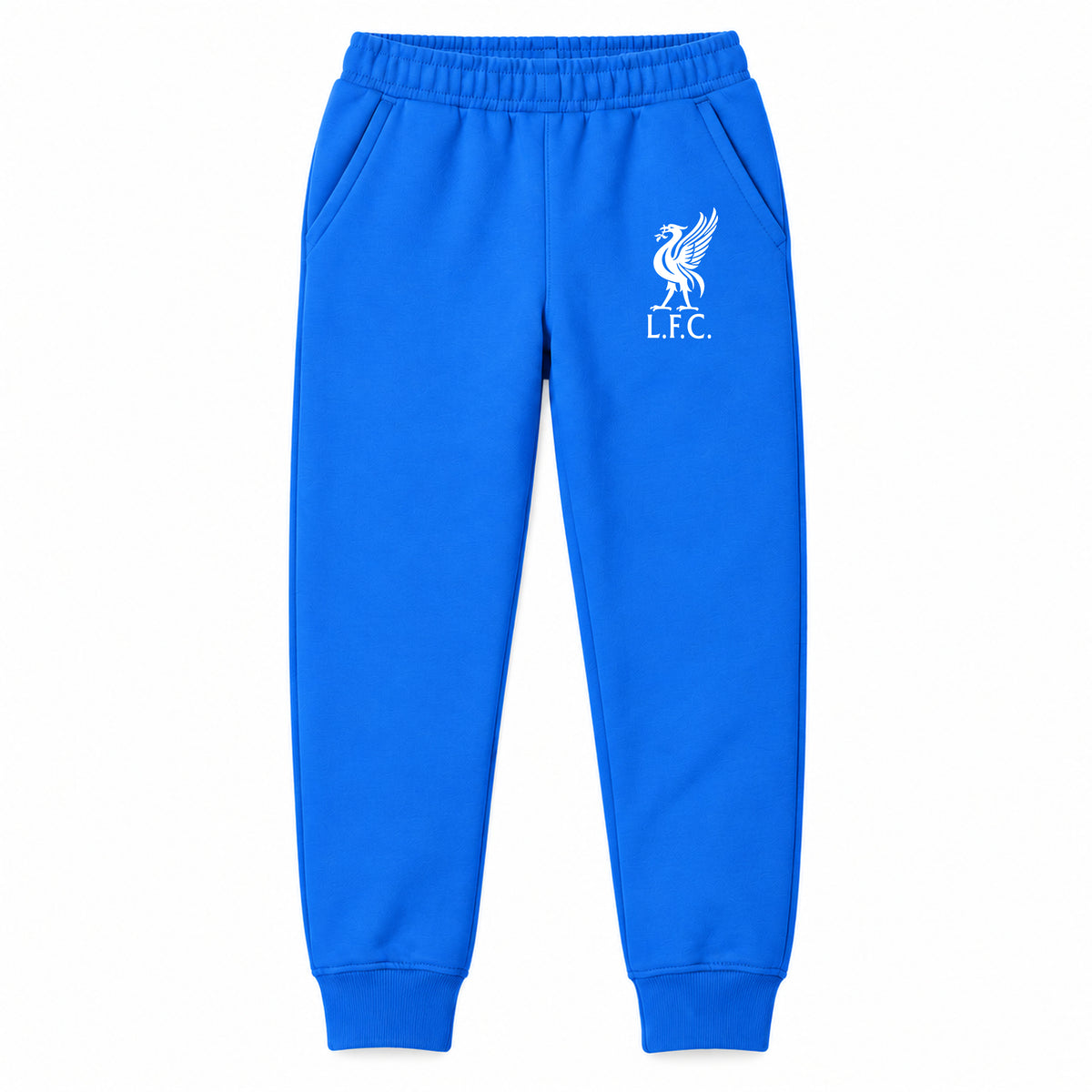 Liverpool L.F.C Soccer youth jogger sweatpants, Blue, Youth Large ages 10–12