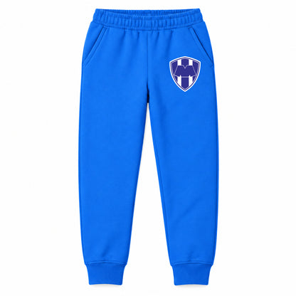 Monterrey FC youth jogger sweatpants, Blue, Youth Large ages 10–12