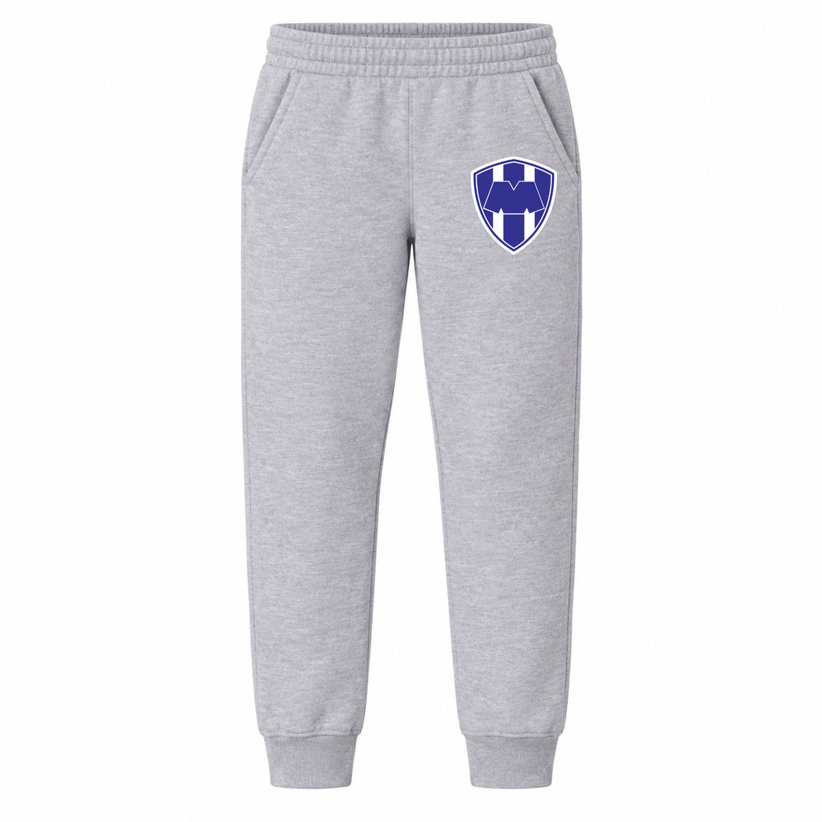 Monterrey FC youth jogger sweatpants, Grey, Youth Large ages 10–12