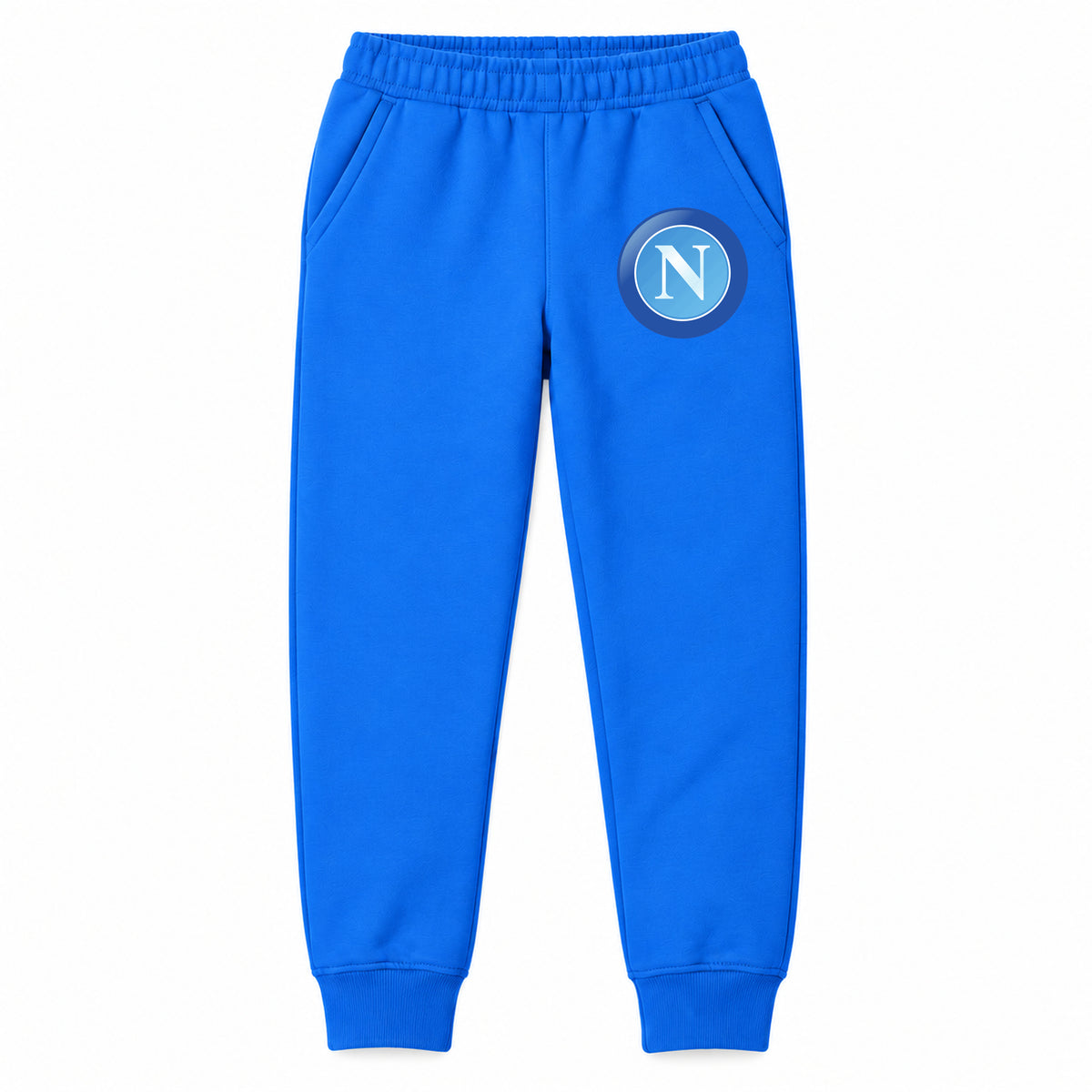 Napoli FC youth jogger sweatpants, Blue, Youth Large ages 10–12