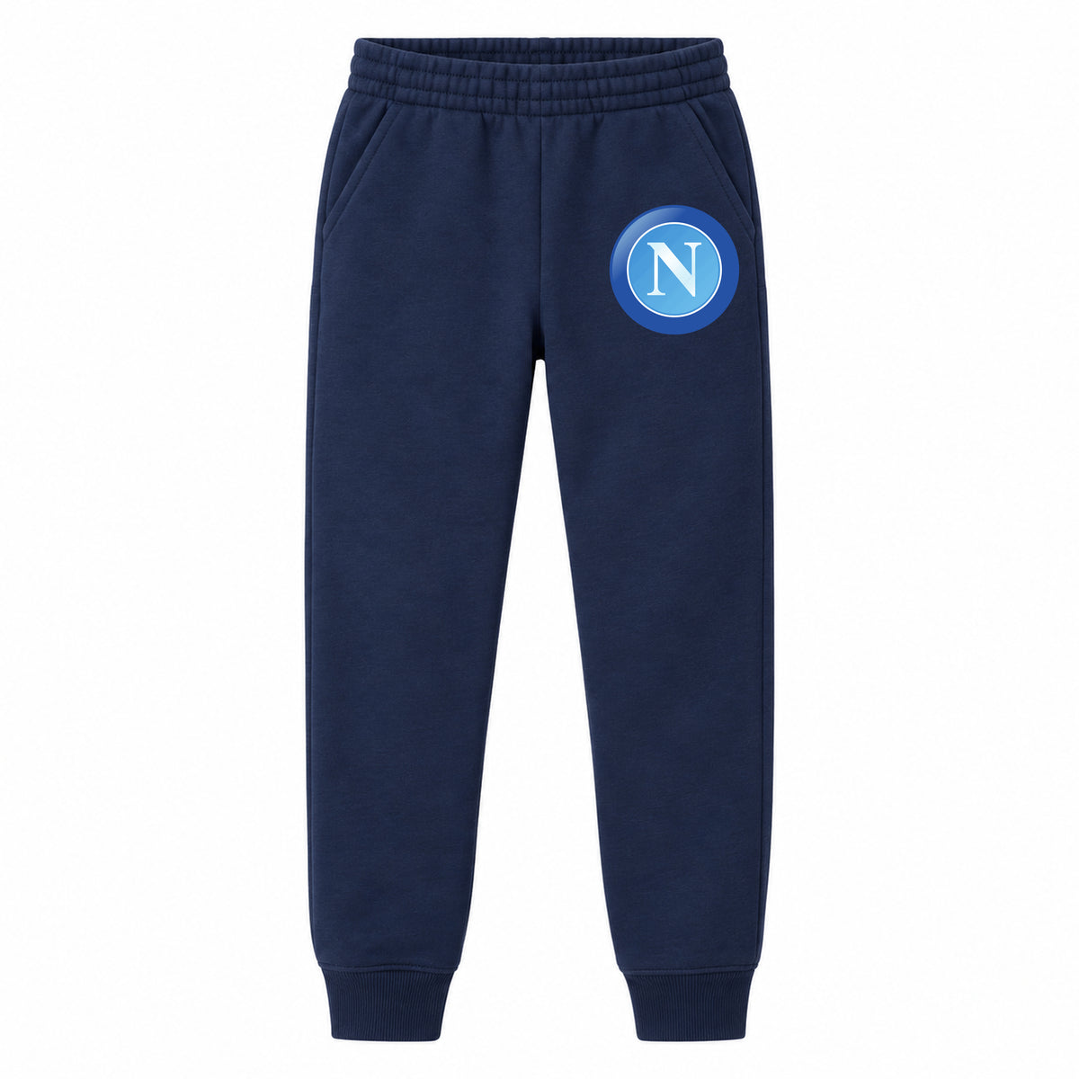Napoli FC youth jogger sweatpants, Navy Blue, Youth Large ages 10–12