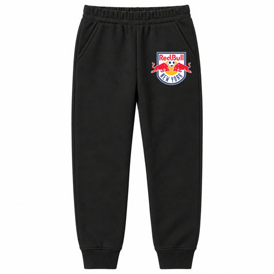 New York Red Bulls FC youth jogger sweatpants, Black, Youth Large ages 10–12