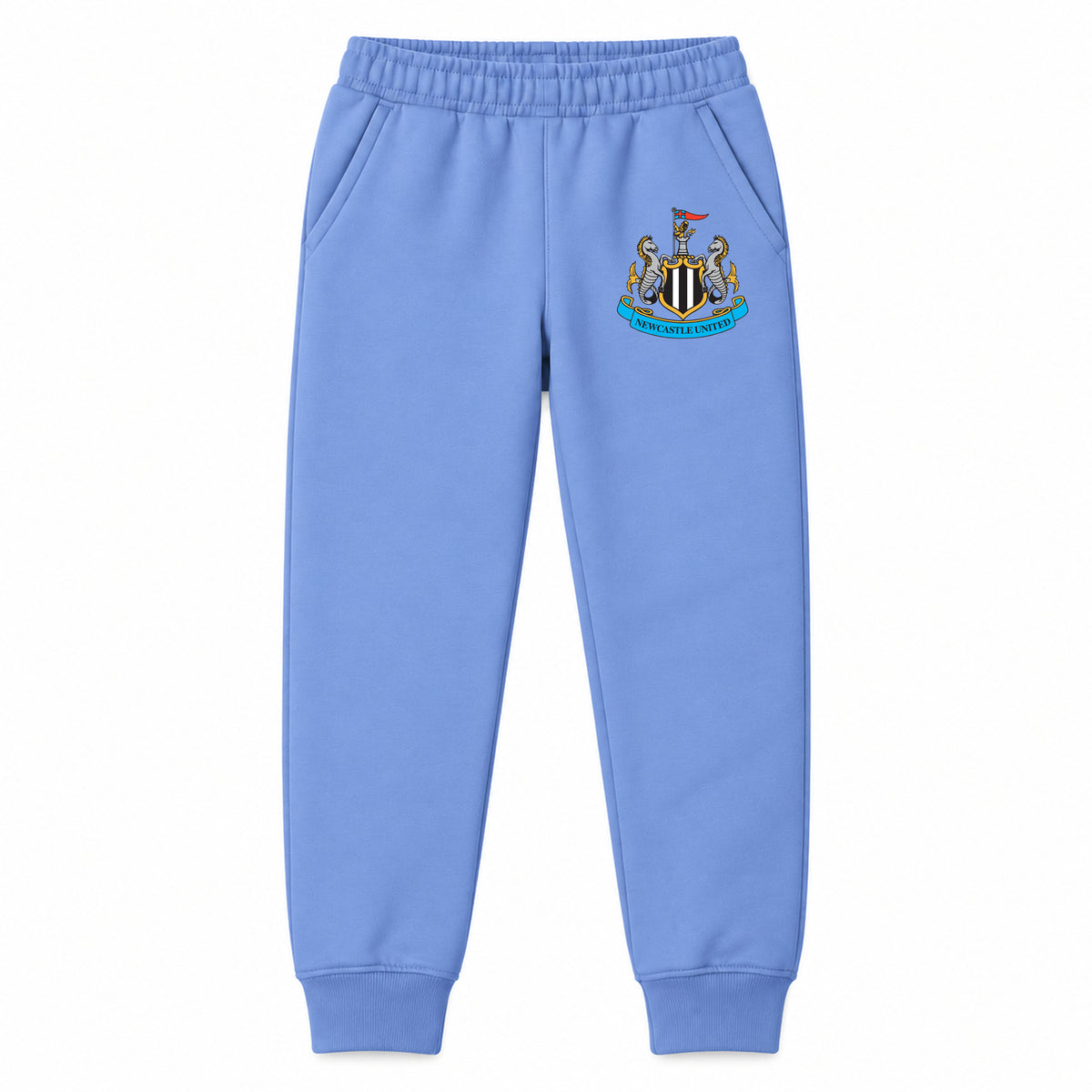 Newcastle United FC youth jogger sweatpants, Carolina Blue, Youth Large ages 10–12