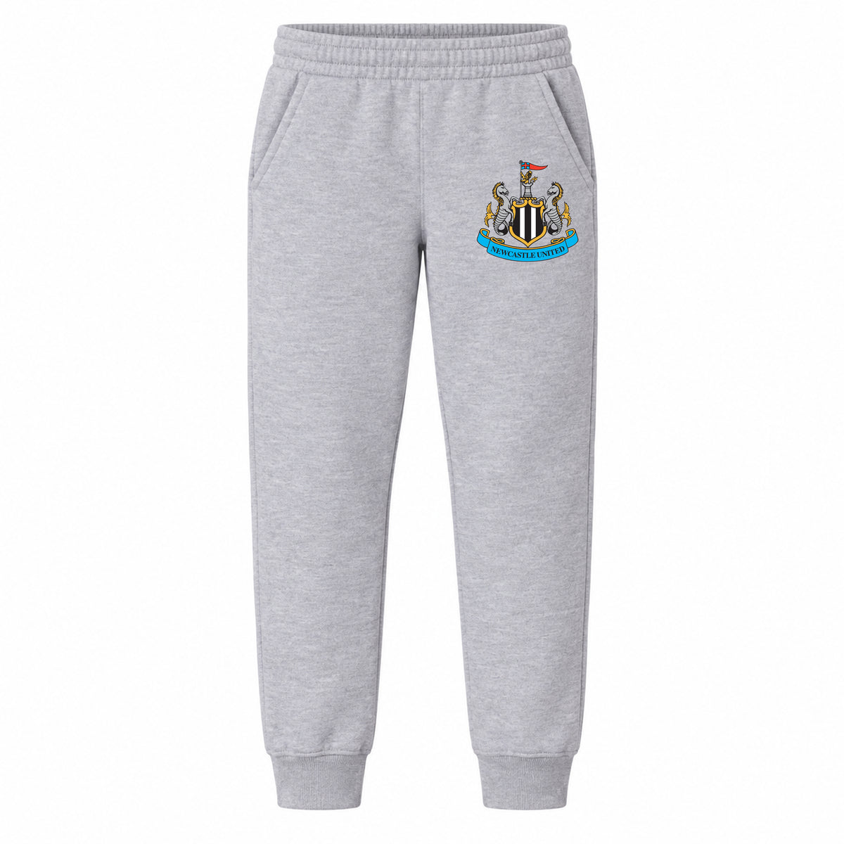 Newcastle United FC youth jogger sweatpants, Grey, Youth Large ages 10–12