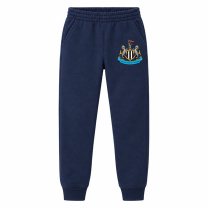 Newcastle United FC youth jogger sweatpants, Navy Blue, Youth Large ages 10–12