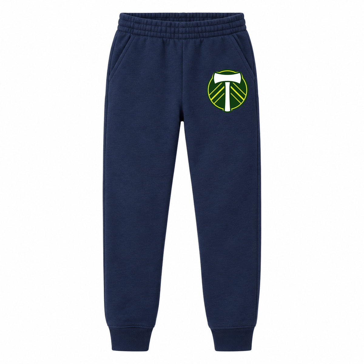 Portland Timbers FC youth jogger sweatpants, Navy Blue, Youth Large ages 10–12