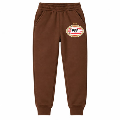 PSV Eindhoven FC youth jogger sweatpants, Brown, Youth Large ages 10–12
