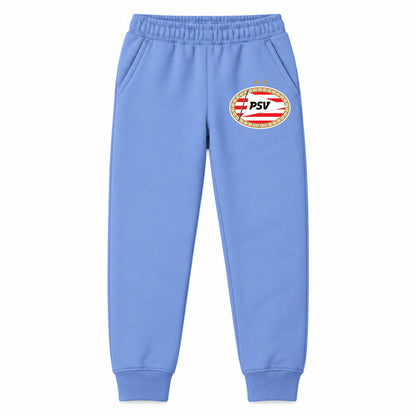 PSV Eindhoven FC youth jogger sweatpants, Carolina Blue, Youth Large ages 10–12