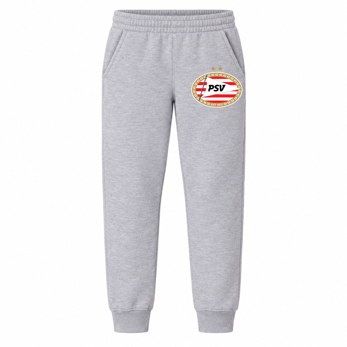 PSV Eindhoven FC youth jogger sweatpants, Grey, Youth Large ages 10–12