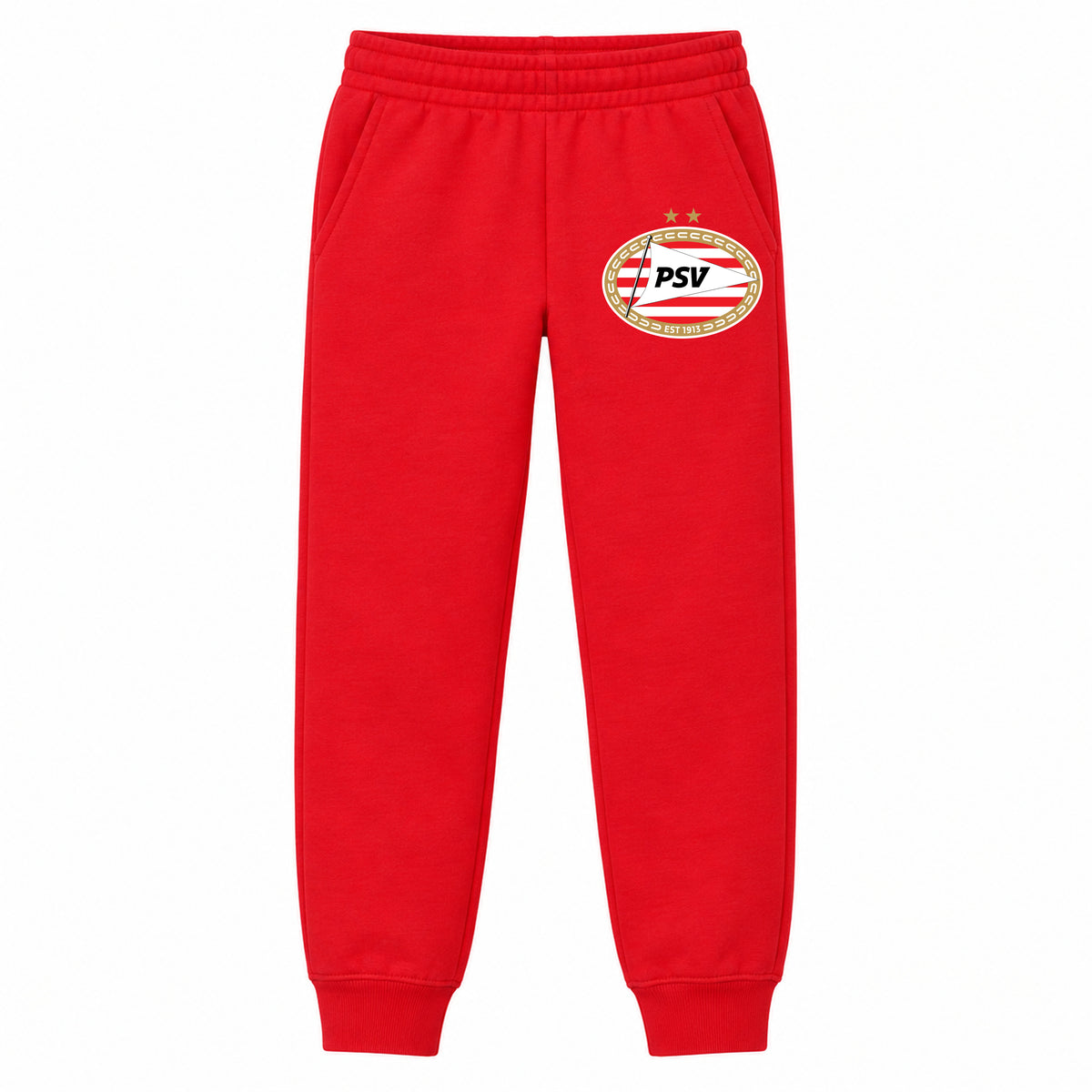 PSV Eindhoven FC youth jogger sweatpants, Red, Youth Large ages 10–12