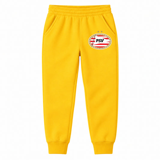 PSV Eindhoven FC youth jogger sweatpants, Yellow, Youth Large ages 10–12