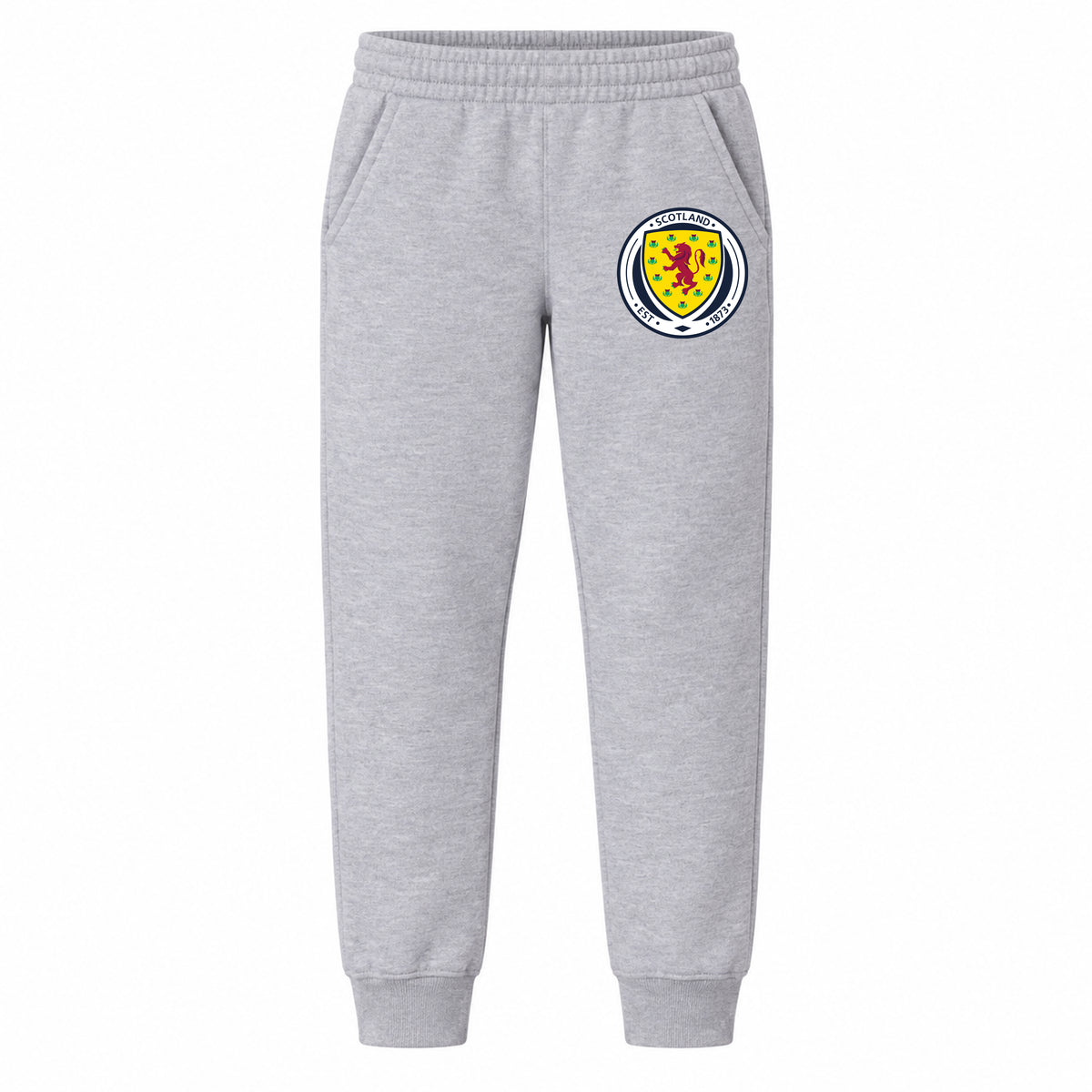 Scotland National Soccer Team youth jogger sweatpants, Grey, Youth Large ages 10–12