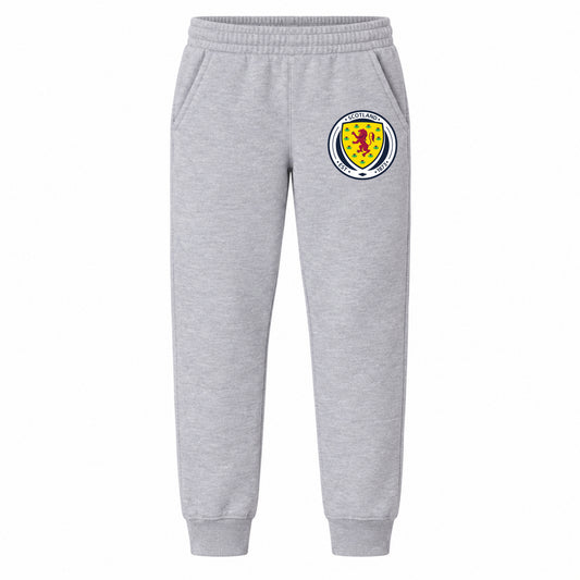 Scotland National Soccer Team youth jogger sweatpants, Grey, Youth Large ages 10–12
