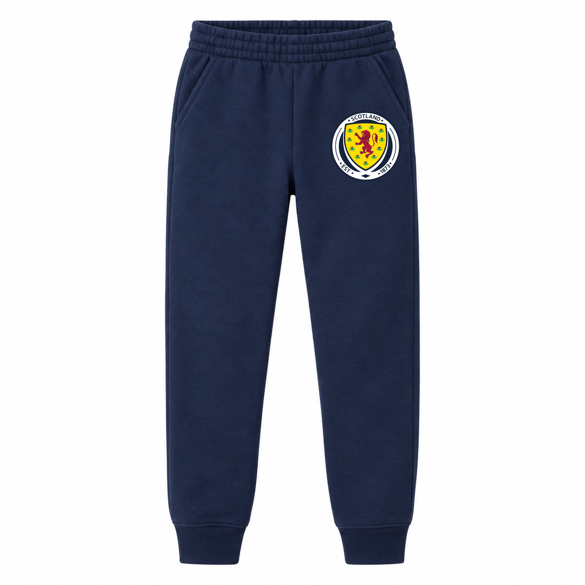 Scotland National Soccer Team youth jogger sweatpants, Navy Blue, Youth Large ages 10–12