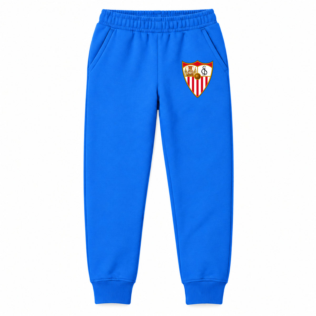 Sevilla FC youth jogger sweatpants, Blue, Youth Large ages 10–12
