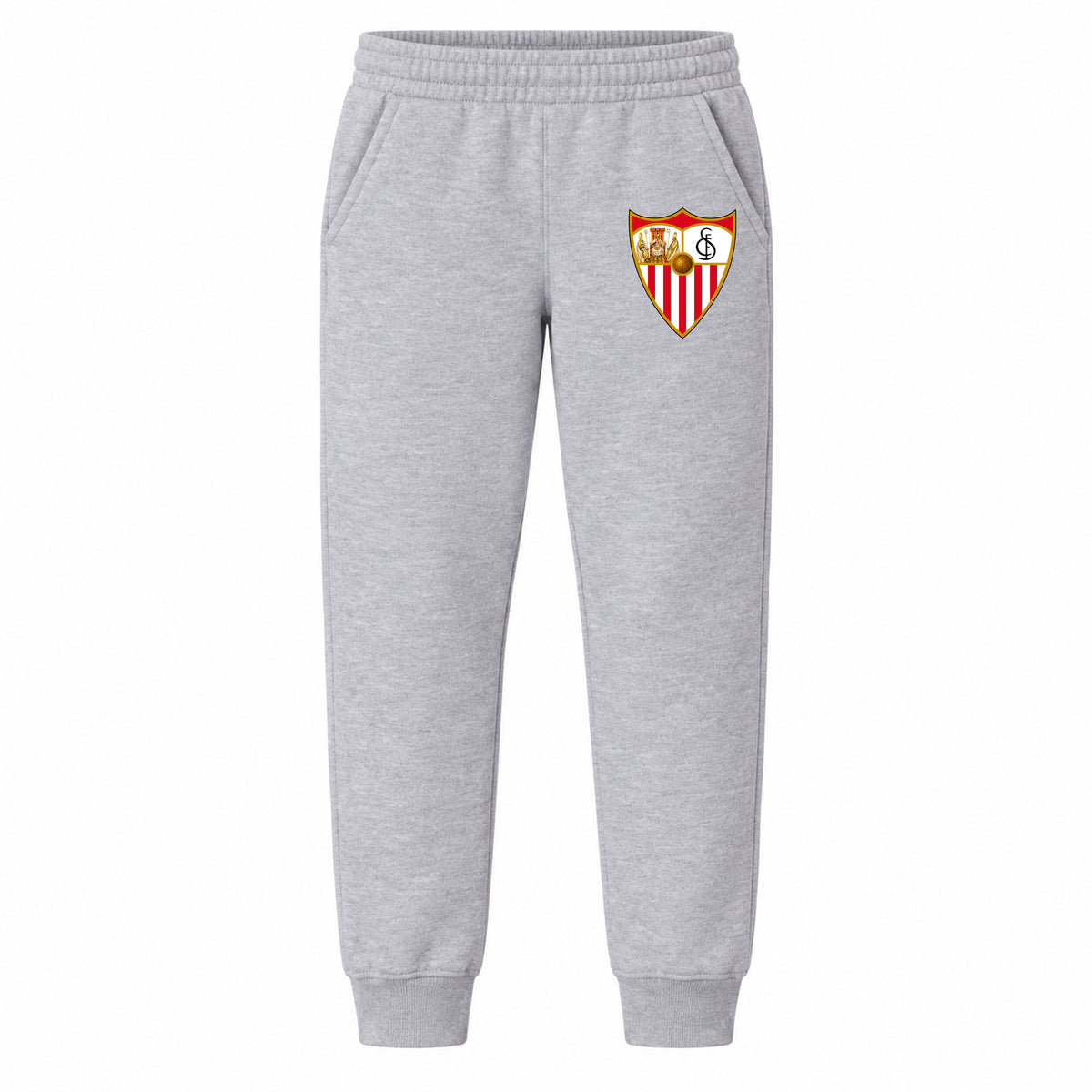 Sevilla FC youth jogger sweatpants, Grey, Youth Large ages 10–12