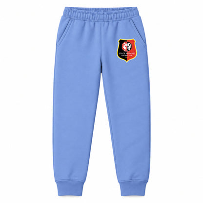 Stade Rennais FC youth jogger sweatpants, Carolina Blue, Youth Large ages 10–12