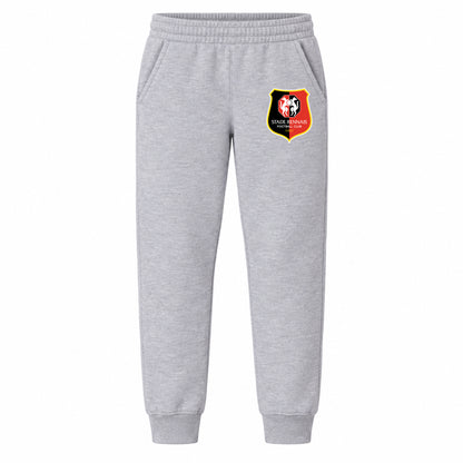 Stade Rennais FC youth jogger sweatpants, Grey, Youth Large ages 10–12