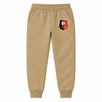 Stade Rennais FC youth jogger sweatpants, Khaki, Youth Large ages 10–12