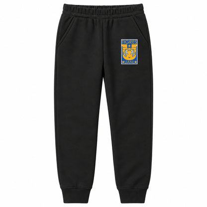 Tigres UANL FC youth jogger sweatpants, Black, Youth Large ages 10–12