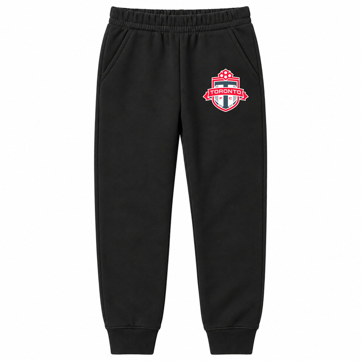 Toronto FC youth jogger sweatpants, Black, Youth Large ages 10–12