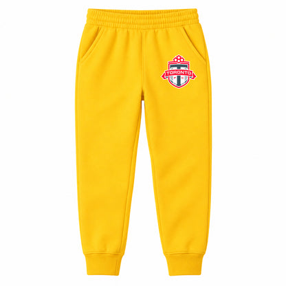 Toronto FC youth jogger sweatpants, Yellow, Youth Large ages 10–12