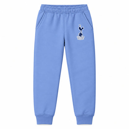 Tottenham Hotspur F.C. Soccer youth jogger sweatpants, Carolina Blue, Youth Large ages 10–12