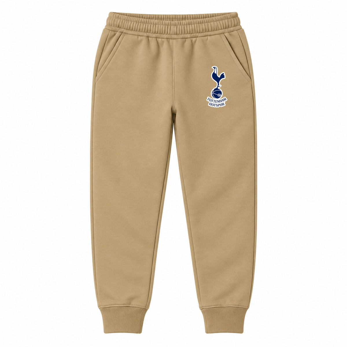 Tottenham Hotspur F.C. Soccer youth jogger sweatpants, Khaki, Youth Large ages 10–12