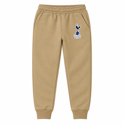 Tottenham Hotspur F.C. Soccer youth jogger sweatpants, Khaki, Youth Large ages 10–12