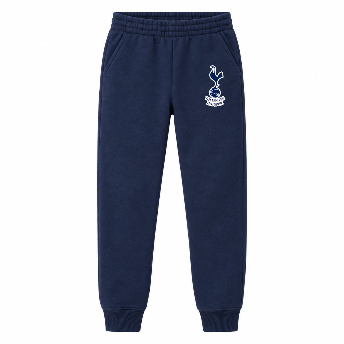 Tottenham Hotspur F.C. Soccer youth jogger sweatpants, Navy Blue, Youth Large ages 10–12