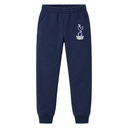 Tottenham Hotspur F.C. Soccer youth jogger sweatpants, Navy Blue, Youth Large ages 10–12