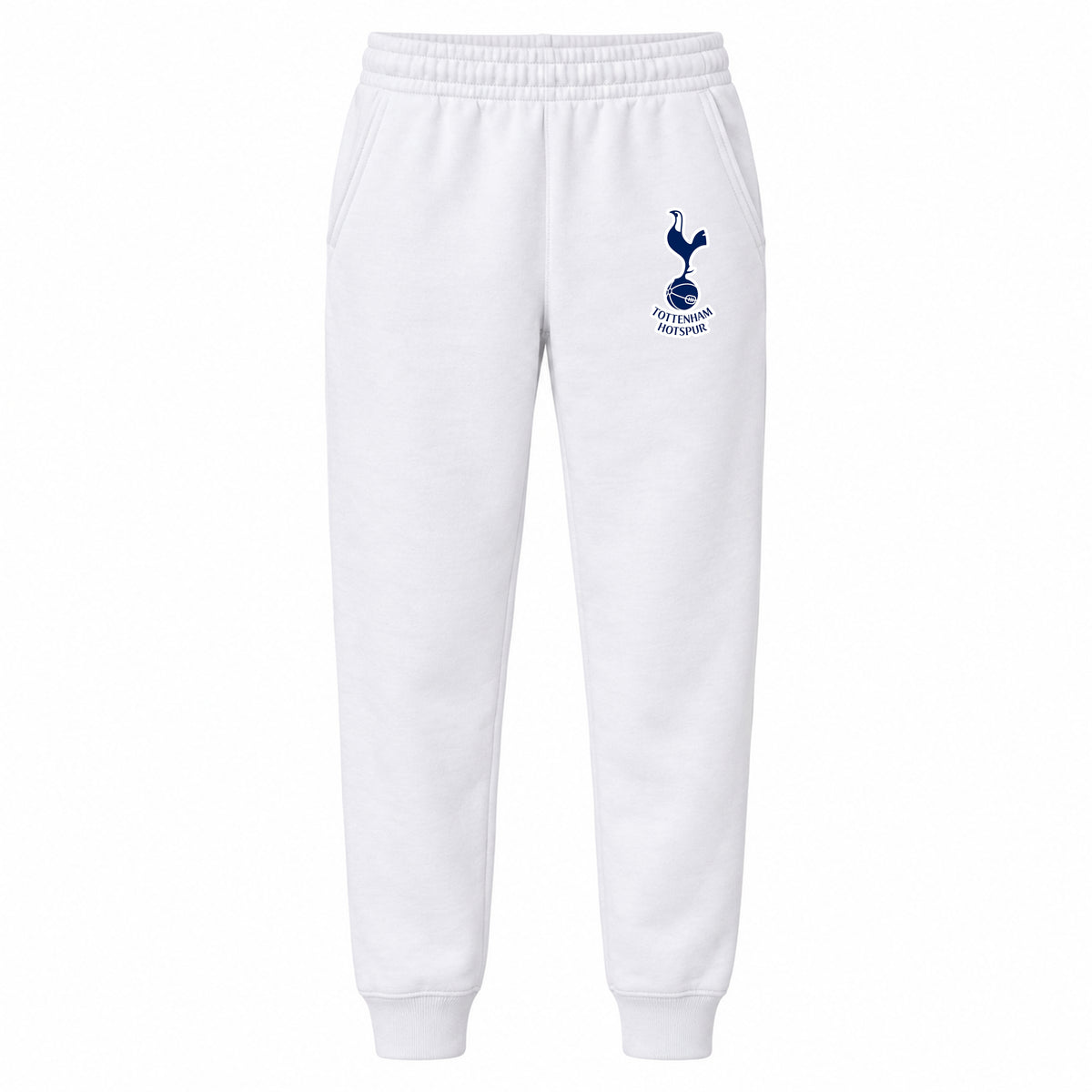 Tottenham Hotspur F.C. Soccer youth jogger sweatpants, White, Youth Large ages 10–12