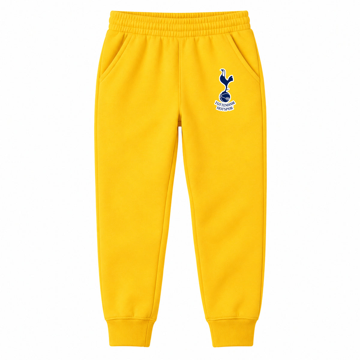 Tottenham Hotspur F.C. Soccer youth jogger sweatpants, Yellow, Youth Large ages 10–12