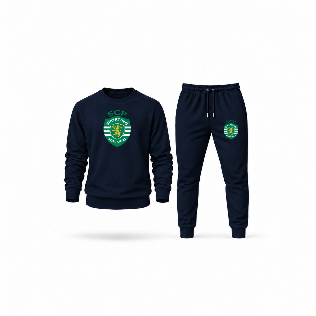 Men's Sporting CP FC Sweatshirt Joggers Set | Color: Navy | Main