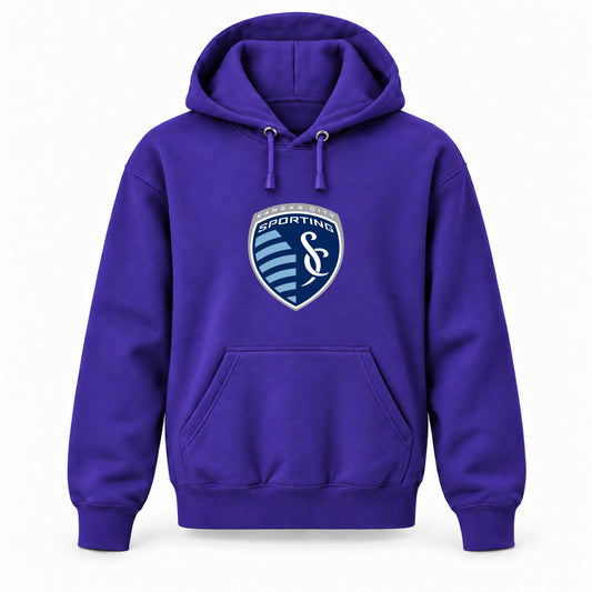 Sporting Kansas City FC - Youth Large Hoodie (Ages 10–12) | Color: Purple