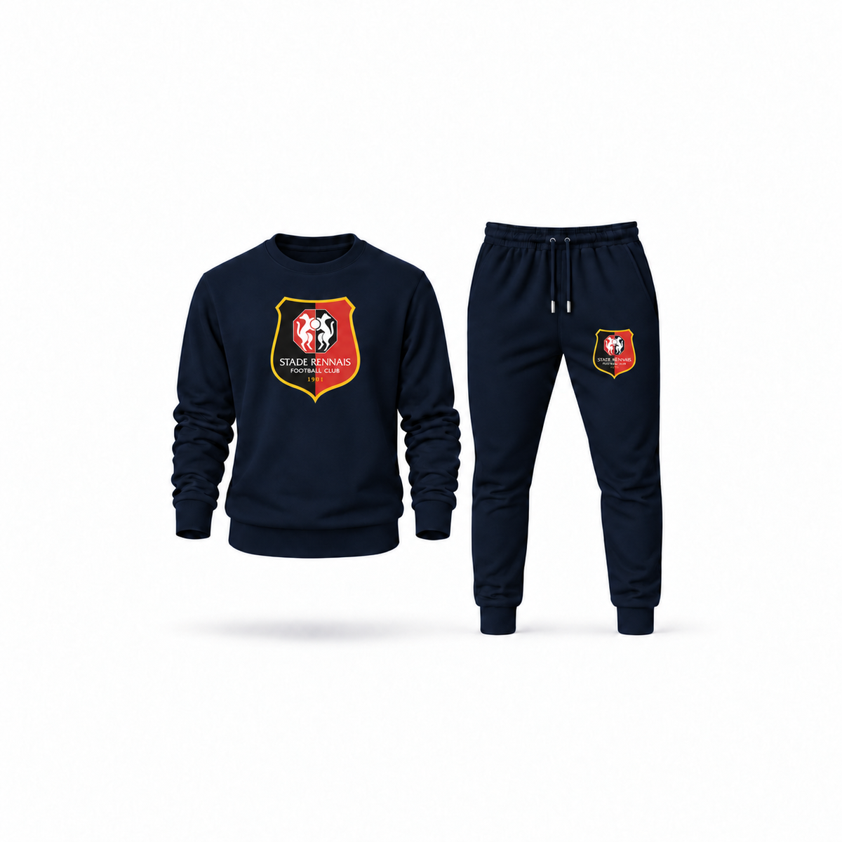 Men's Stade Rennais FC Sweatshirt Joggers Set | Color: Navy | Main