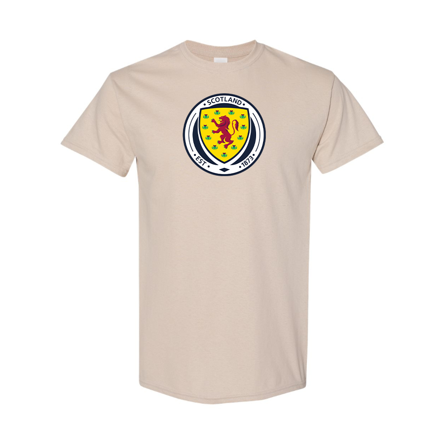 Youth Kids Scotland National Soccer Team Cotton T-Shirt