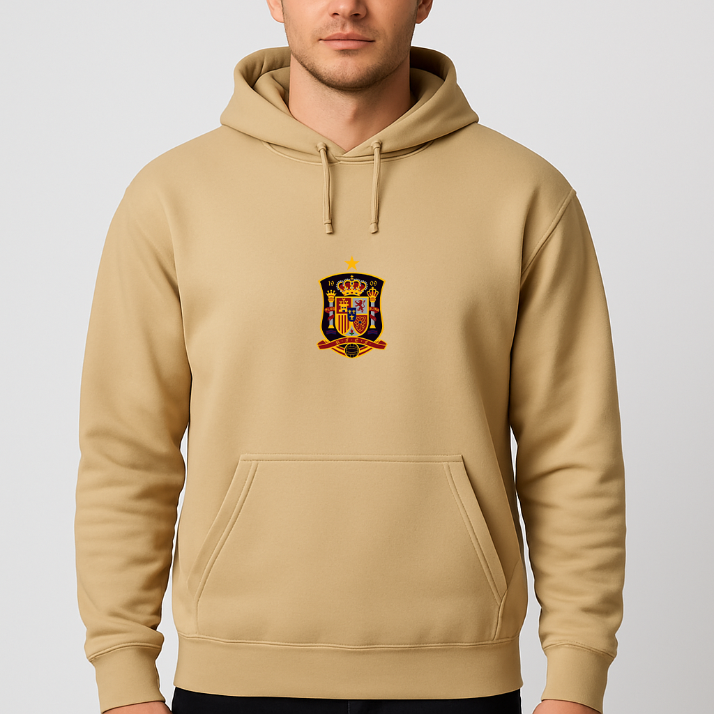 Men's Spain National Soccer Team Pullover Hoodie